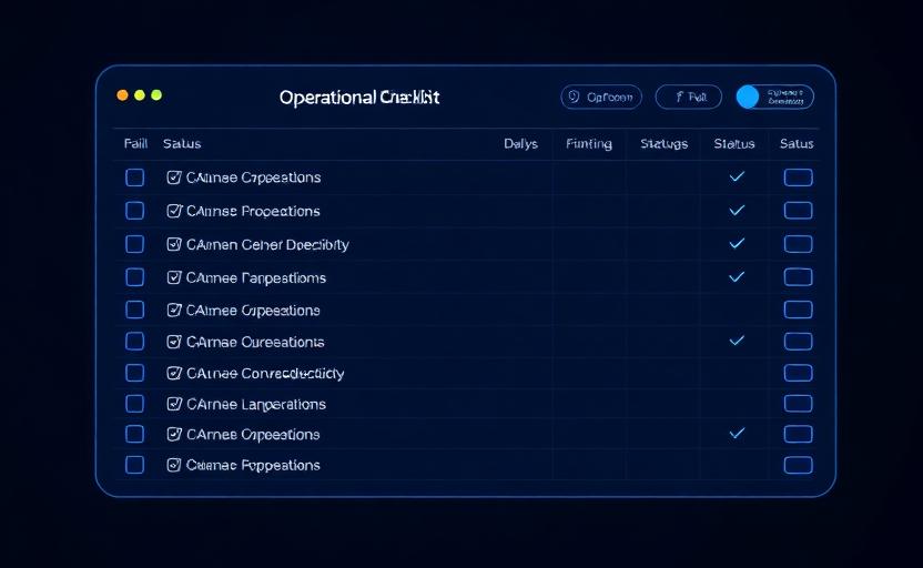 Checklist Operacional